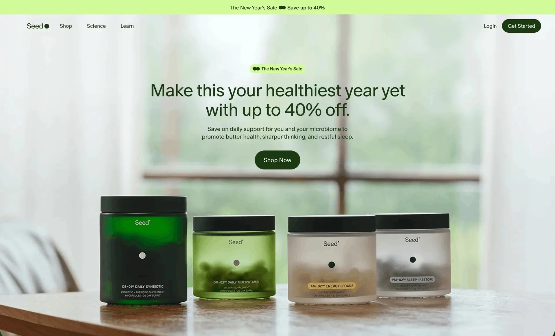 Professional page designed by AI